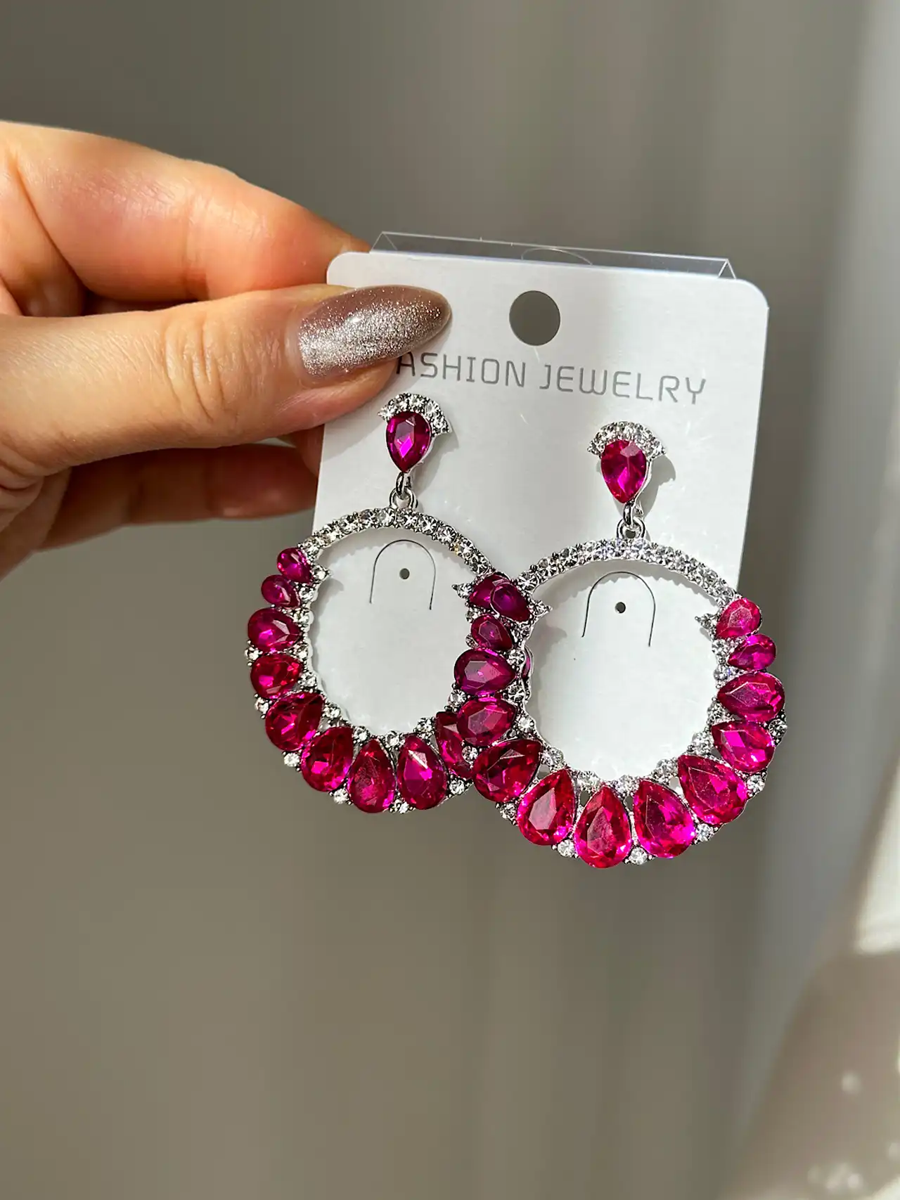 گوشواره مجلسی کریستالی زیبا + باکلاس ترین و خاص ترین گوشواره مجلسی کریستالی