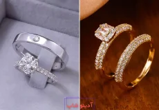 حلقه ست ازدواج طلا