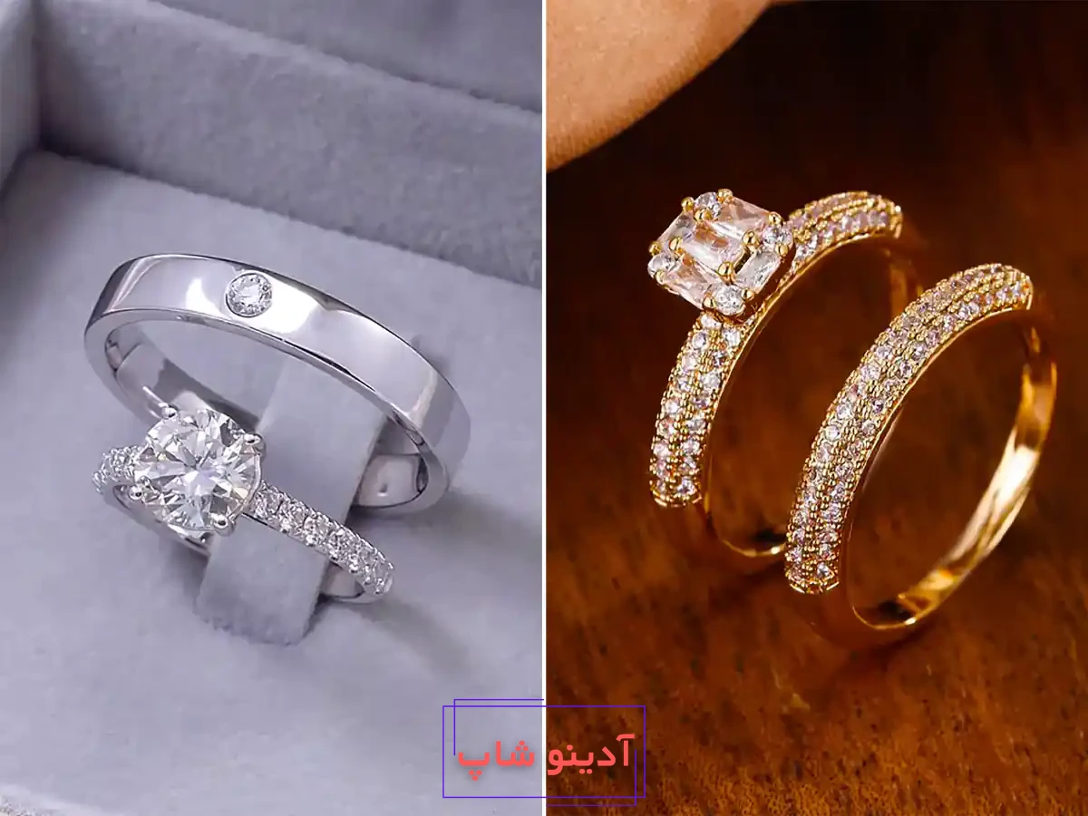 حلقه ست ازدواج طلا
