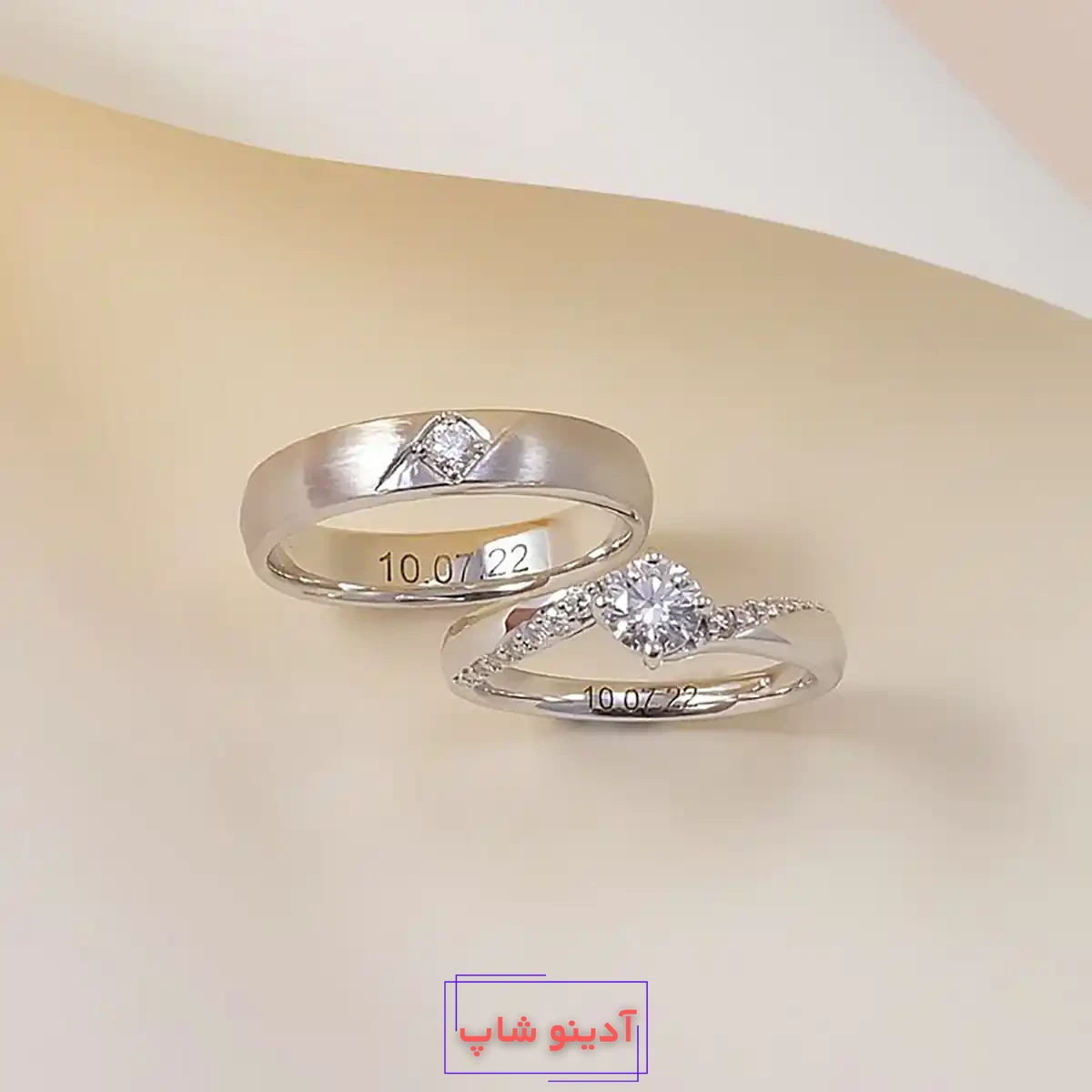 حلقه ست ازدواج طلا
