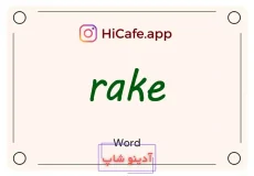 Meaning and usage of rake word