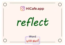 Meaning and usage of reflect word