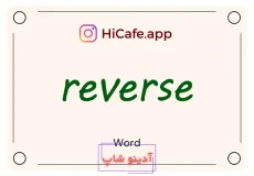 Meaning and usage of reverse word
