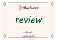 Meaning and usage of review word