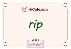 Meaning and usage of rip word
