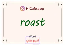 Meaning and usage of roast word