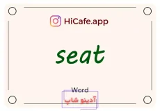 Meaning and usage of seat word