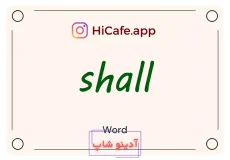 Meaning and usage of shall word
