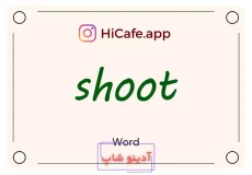 Meaning and usage of shoot word