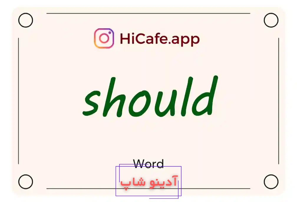 Meaning and usage of should word