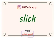 Meaning and usage of slick word