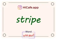 Meaning and usage of stripe word