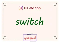 Meaning and usage of switch word