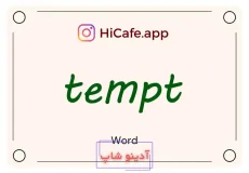 Meaning and usage of tempt word