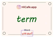 Meaning and usage of term word