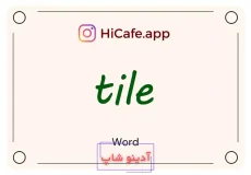 Meaning and usage of tile word