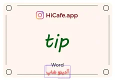 Meaning and usage of tip word