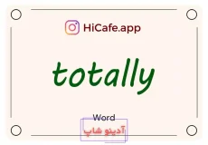 Meaning and usage of totally word