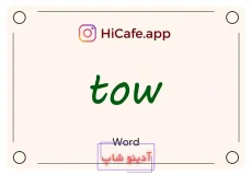 Meaning and usage of tow word