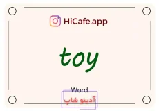 Meaning and usage of toy word