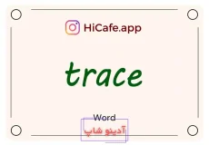 Meaning and usage of trace word