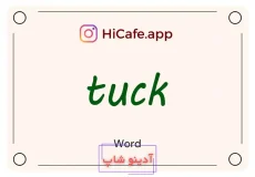 Meaning and usage of tuck word