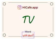 Meaning and usage of TV word