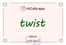 Meaning and usage of twist word