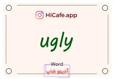 Meaning and usage of ugly word