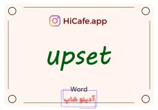 Meaning and usage of upset word