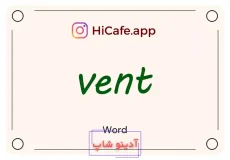 Meaning and usage of vent word
