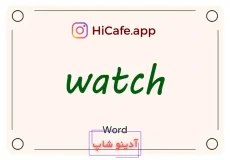 Meaning and usage of watch word