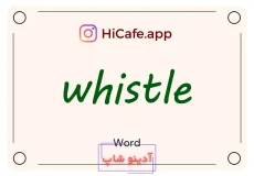 Meaning and usage of whistle word