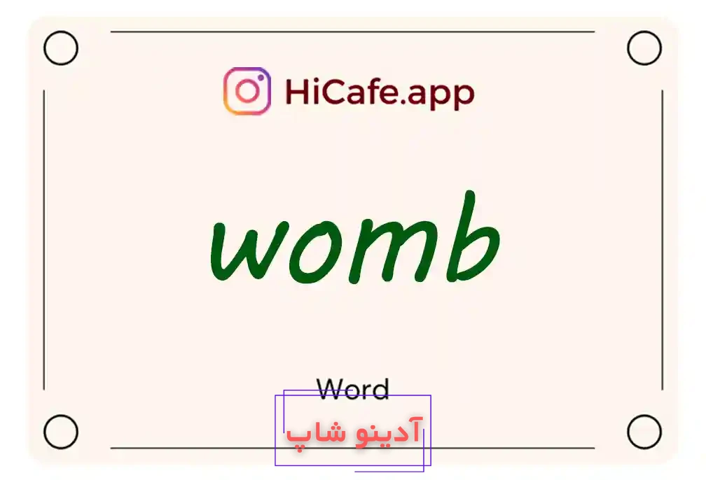 Meaning and usage of womb word