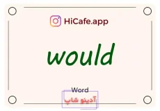 Meaning and usage of would word