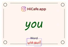 Meaning and usage of you word