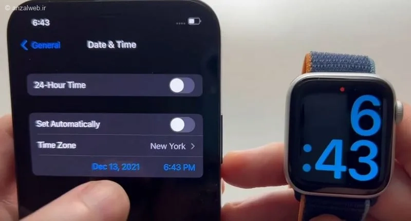 Set Automatically خاموش کنید