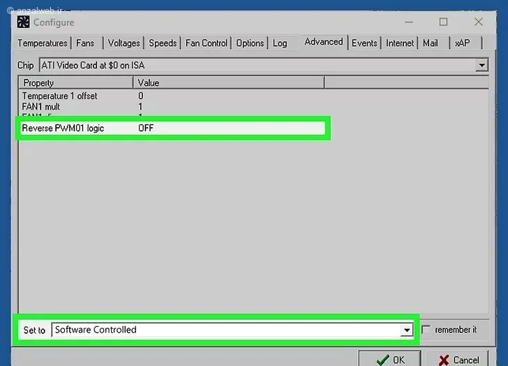 کنترل سرعت فن کامپیوتر و لپ تاپ