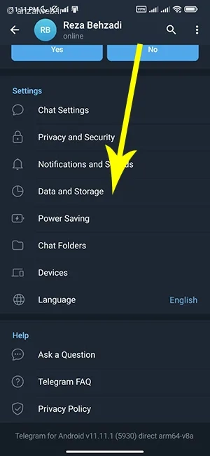 راهنمای حذف گیف از تلگرام