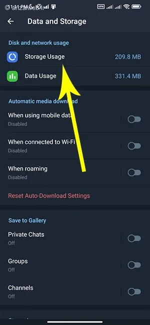 نحوه حذف گیف از تلگرام