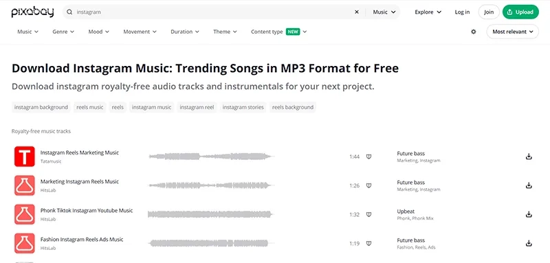 پیدا کردن آهنگ‌های ترند ایرانی