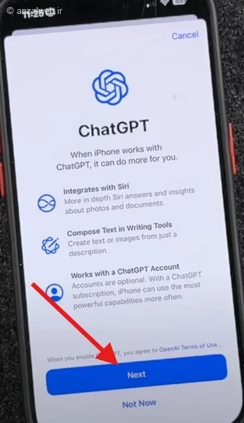مراحل راه اندازی هوش مصنوعی ایفون ۱۴ پرو مکس