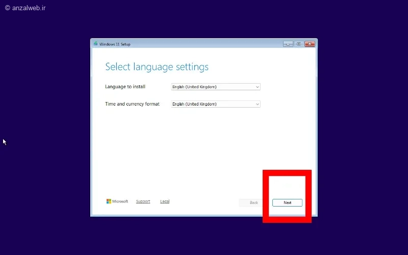 راهنمای تصویری نصب ویندوز ۱۱ روی سیستم قدیمی