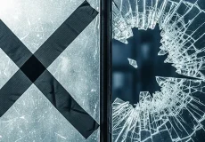 آموزش نحوه کاور کردن و چسب زدن شیشه پنجره در هنگام حمله هوایی