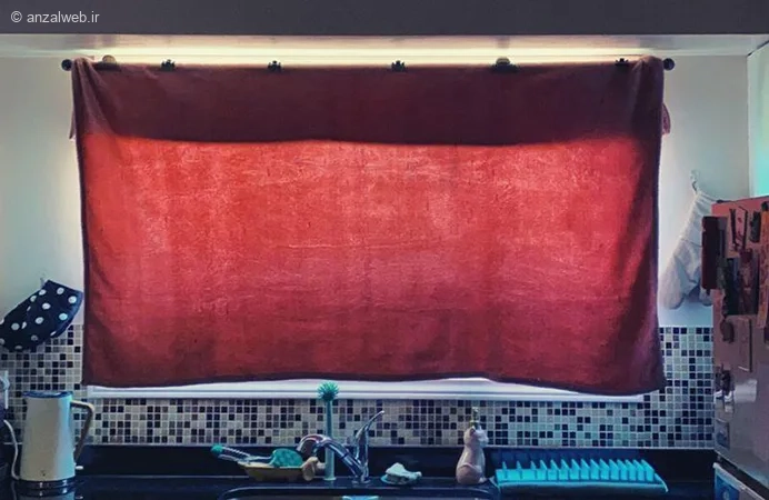 روش چسب زدن شیشه پنجره