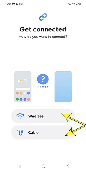 انتقال اطلاعات بین دو گوشی سامسونگ بی‌سیم
