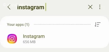 کار نکردن سرچ اینستا در گوشی اندروید