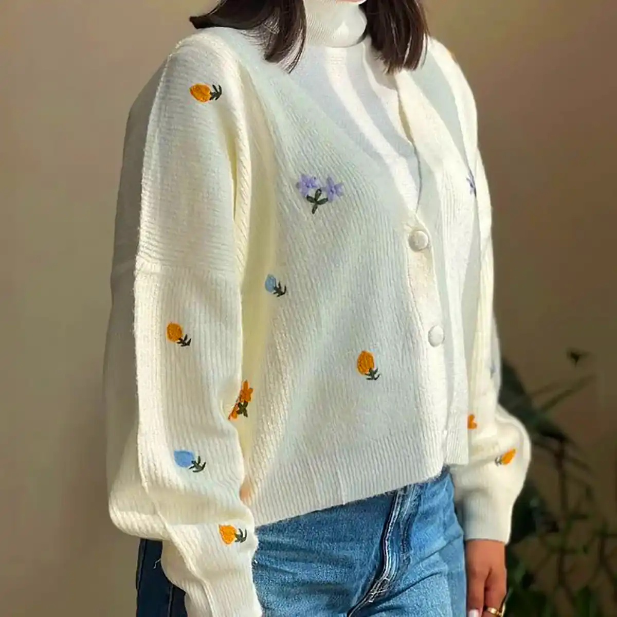 ژاکت بافت شیک