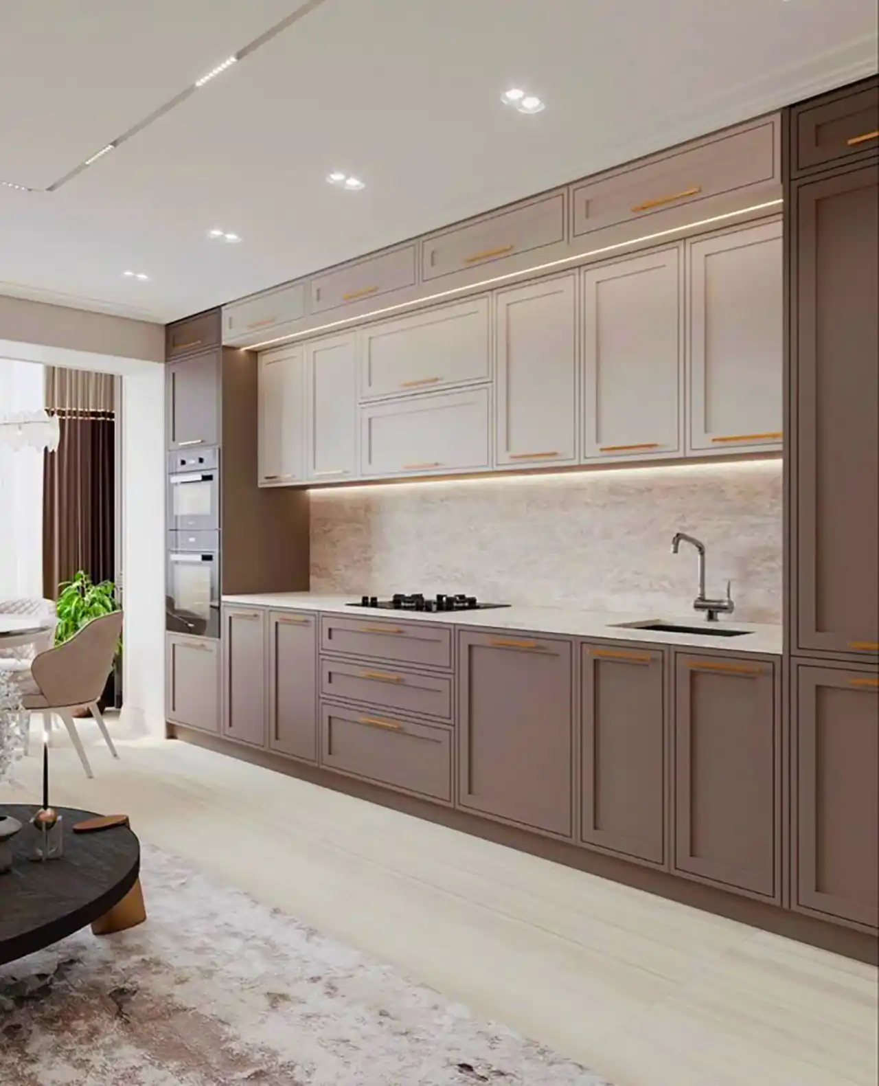 کابینت آشپزخانه شیک و لوکس