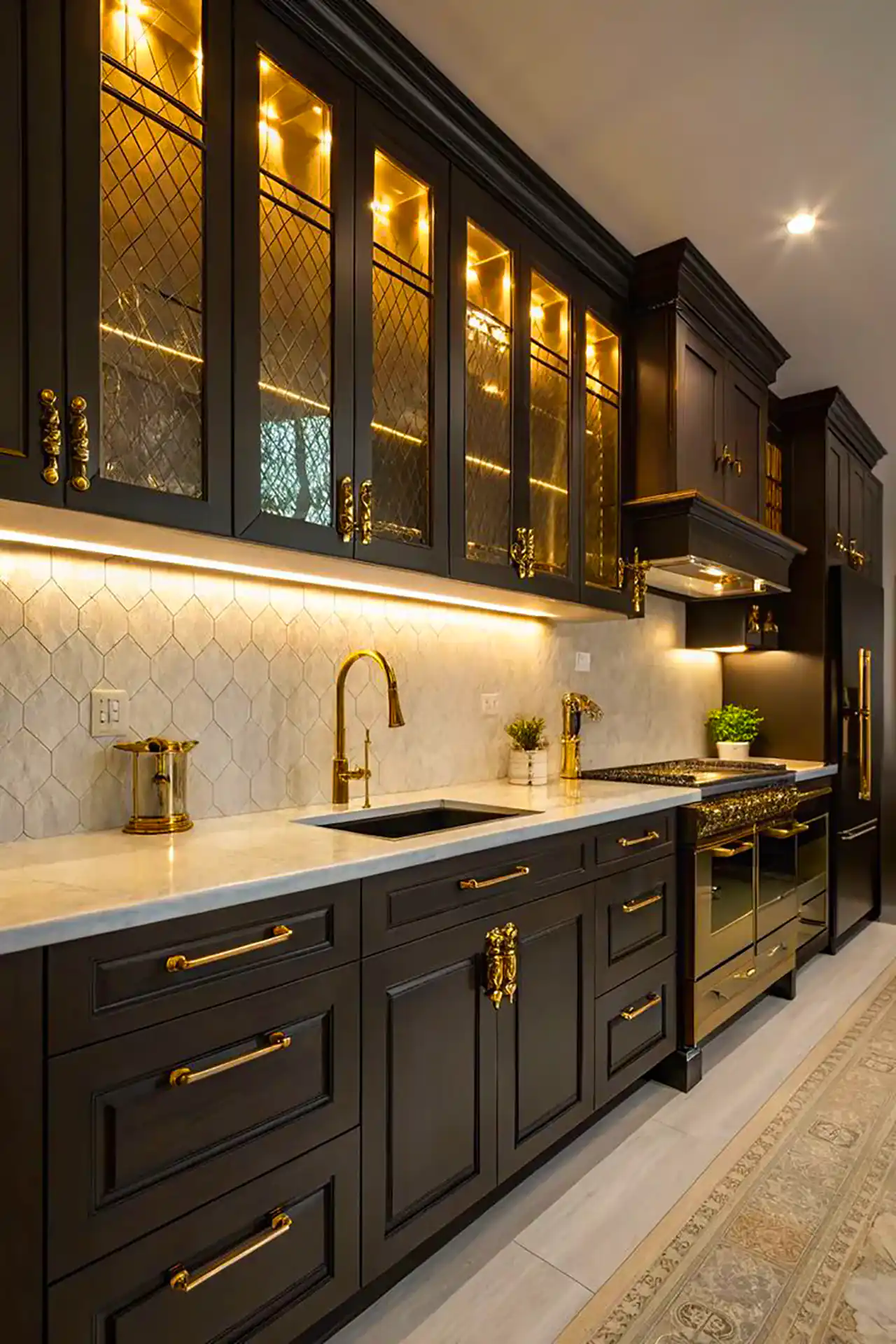 کابینت آشپزخانه شیک و لوکس